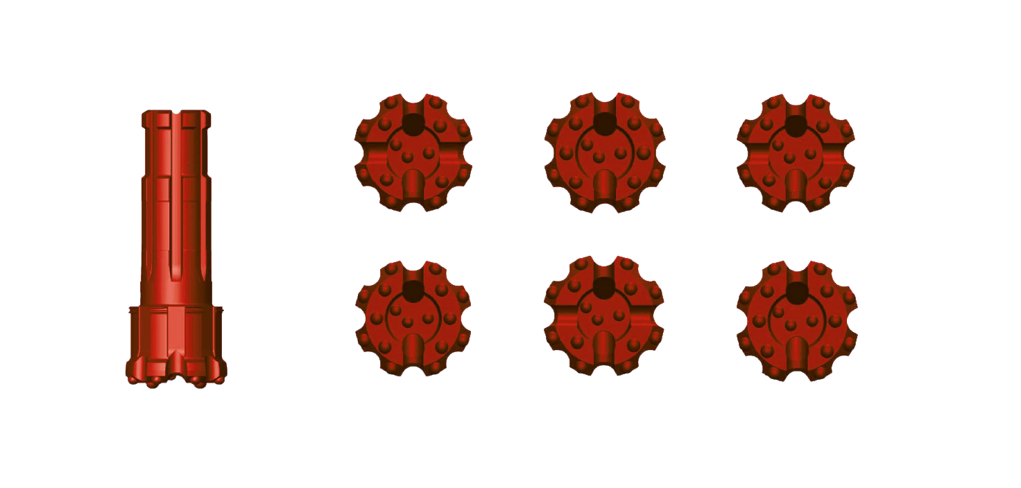 Technidrill RC Hammer TD52R — 5.5" Reverse Circulation